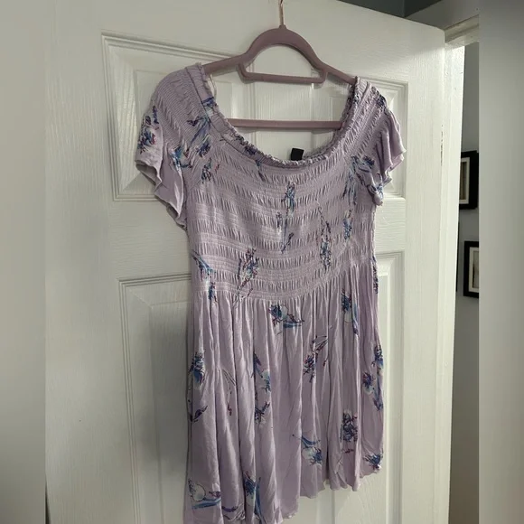 3 items for $30 A pea in the pod floral smocked babydoll shirt blouse maternity - Picture 5 of 10